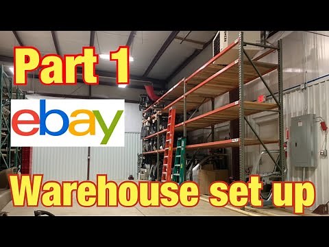 eBay Business | Setting up my eBay Auto Parts warehouse | organization