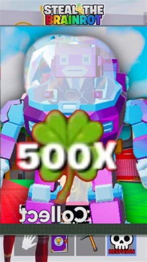 SUPER LUCK CODE STEAL THE BRAINROT #fortnite