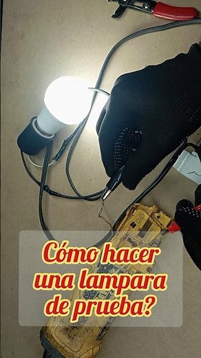 How to make a test lamp