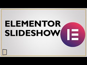 How to Create a Slideshow in Elementor - WordPress Tutorial