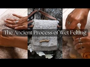 Wet Felting a Rustic Bag with Louisiana Wool: A Fun and Easy Project