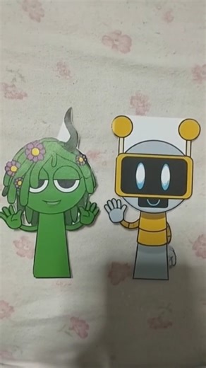 Sprunki oc Funbot meets Vineria #animation #incrediboxsprunki #sprunki #sprunkioc