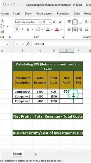 Calculate ROI (Return on Investment) | Simple Formula & Easy Examples