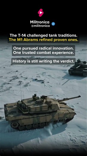 The T-14 Challenged Tradition. The Abrams Trusted Experience | Military Tech #shorts