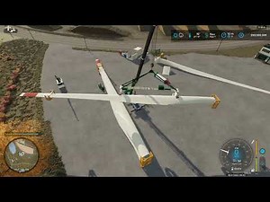 FS22 Buildable Wind Turbine: Blade Lifting Tool Testing