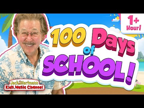Let's Celebrate 100 Days of School! | Over One Hour of Count to 100 Songs! | Jack Hartmann