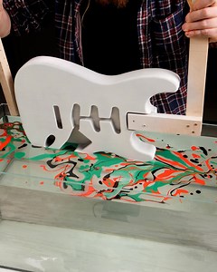 Hydro Dipping a Guitar! | Crafty Panda