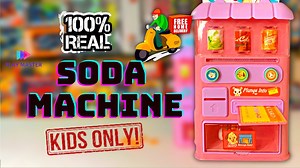 4.3K views · 100 reactions | Vending Machine and soda Pop Machine Dispenser machine for Kids, Pretend Role-Playing Toy for Boys Girls..... | Play Master | Facebook