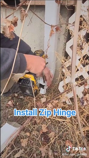 Innovative Zip Hinges for Easy Extensions | TLC Rain Gutters
