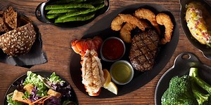 1.6K views · 49 reactions | Enjoy 3 entrées for the price of 1 with our Lobster, Steak and Shrimp Trio! 數  This delicious feast is paired with 2 Classic Sidekicks and Sweet Molasses Bread - all for $24.99! | Black Angus Steakhouse | Facebook