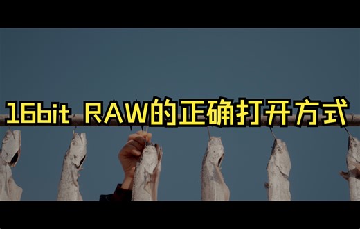 我的FX3能输出16bit RAW