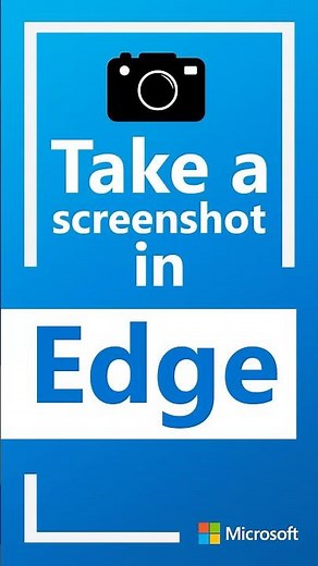 How to screenshot a webpage in Microsoft Edge