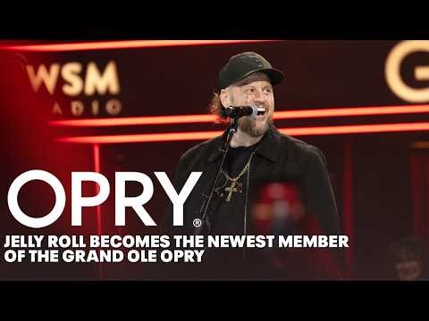 A Behind-The-Scenes Look At Jelly Roll's Grand Ole Opry Member Induction