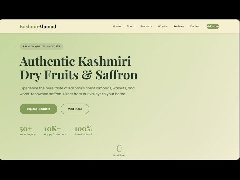 Modern E-Commerce Landing Page