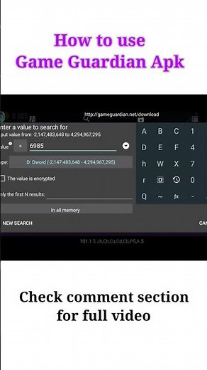 How to use Game Guardian apk #gameguardian #gameguardianapp #gameguardiannoroot
