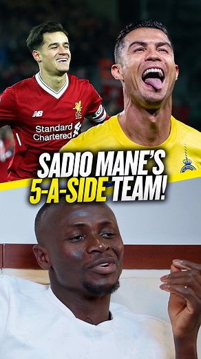Sadio Mane's 5-a-side team of players that he's played with is insane... and there's no Salah! 🤯 Watch the full interview on the Rio Meets YouTube channel now! | talkSPORT