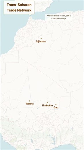 Trans-Saharan Trade Routes: The Ancient Highway of Gold & Culture 🏜️✨ #historyshorts #pyramids