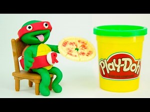 Softee Dough Teenage Mutant Ninja Turtles Figurine Maker Nickelodeon PlayDoh TMNT by Fuzzy Puppet