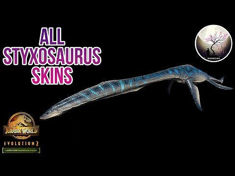 ALL STYXOSAURUS SKINS SHOWCASE!!! [4K] Jurassic World Evolution 2: Late Cretaceous Pack
