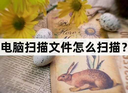 电脑扫描文件怎么扫描？给大家介绍一款软件