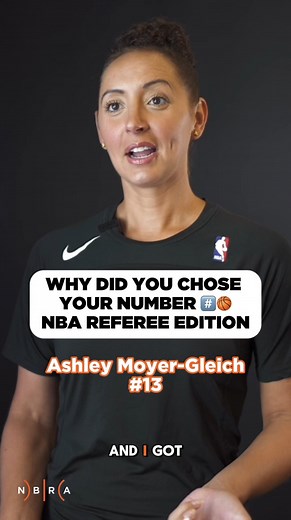 Like players, many NBA Referees have sentimental reasons for picking their Referee jersey numbers. Hear one Referee’s back story to why she chose her number, 13. | NBRA Officials