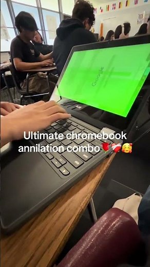 Chromebook/School computers destruction trend