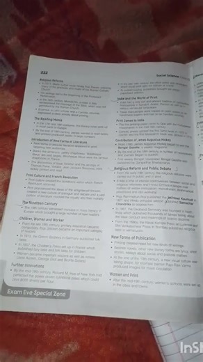 #Class 10 print culture and the modern world Gyuzz exam Eve short notes for