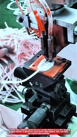 Innovative Eyewear Hinge Installation Machine: Precision Assembly Flow