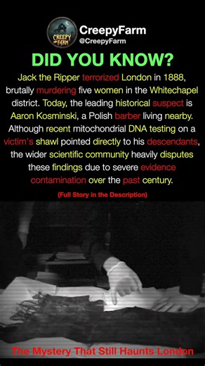 Jack the Ripper...The Killer Who Was Never Caught