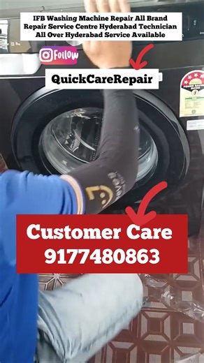 Quick Care Repair on Instagram: "IFB Service Center in Hyderabad | Washing Machine | Microwave | AC IFB Service Center in Hyderabad. Ifb Washing Machine, Microwave Oven, AC service center in Hyderabad. We provide complete doorstep service. Customer Care 9177480863 IFB Washing Machine Service Center in Hyderabad | Repair Centre The IFB Washing machine service center in Hyderabad is available near your areas, so please contact our repair engineers who train and solve several types of ... Washing M