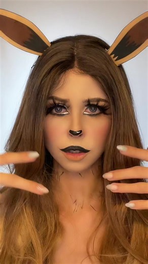 Pokemon Eevee Makeup Transformation Tutorial