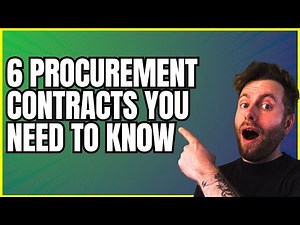 6 Procurement Contracts You Need To Know Today