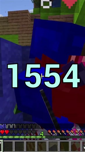 Counting in Minecraft Part 156 #shorts #minecraft #memes