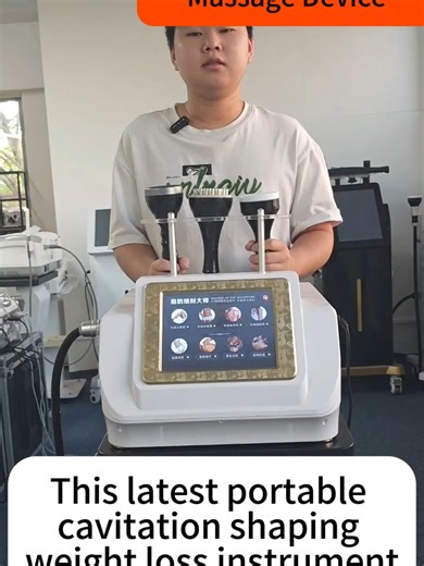 This is a slimming device that combines four functions in one. When using this machine, you can not only sculpt your body but also revitalize your skin. It also helps reduce cellulite, clear meridians throughout the body, accelerate metabolism, and eliminate metabolic waste, excess oil, and water from the body. #bodytreatments #homebeautyequipment #cavitationmachine #weightloss #bellyfat #stubbornfat #bodysculpting