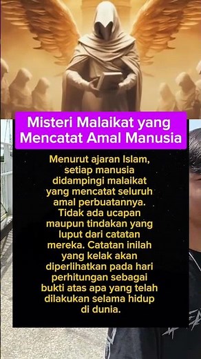 Malaikat yang mencatat amal manusia