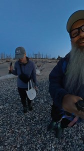 Finding a buried Yooperlite on the beaches North of Newberry Michigan on Lake Superior. Yooperlites are a Nephaline Syenite rich in fluorescent Sodalite brought down by glacial activity from the Coldwell complex in Ontario Canada and we use longwave uv flashlights from www.yooperlites.com to find these glowing rocks #yooperlitehunting101 #yooperlites #ConvoyC8 #lakesuperior #yooper #minerals #Michigan #minecraft #rocks #glow #UV #gold #ConvoyC8 #lakesuperior #yooper #minerals #Michigan #minecraf