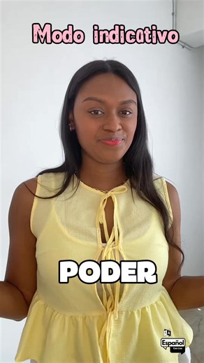 Conjuguemos el verbo ‘PODER’ en español (Modo indicativo) #españolparaextranjeros #vocabulariodeespañol #aprendiendoespañol #spanishvocabulary #learningspanish | Español con Lisa