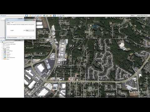 Google Earth: Measuring the distance of a path