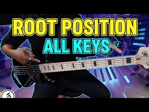 Root Position All Keys 4 and 5 string bass