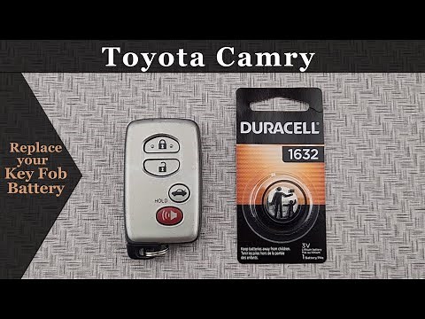 How to DIY Replace Change a 2010 - 2011 Toyota Camry Key Fob Remote Battery