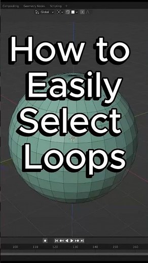How to Easily Select Loops in Blender!