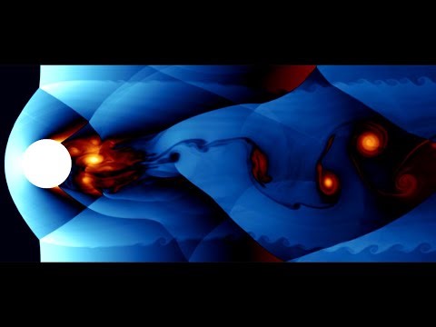 Supersonic Mach 3 Cylinder - Discontinuous Galerkin - FEM - Euler-Equations - Python/C++