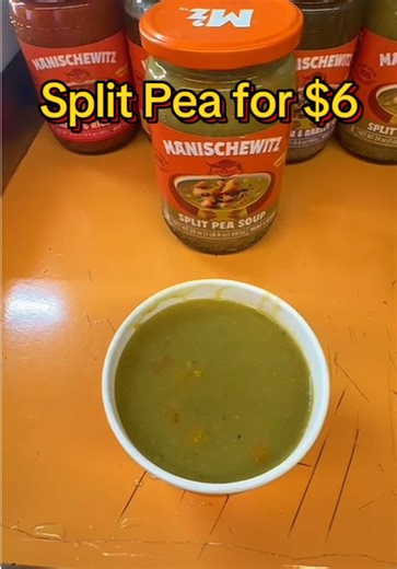 Come try our new Split Pea Soup on the Manischewitz food truck for just $6! #foodtruck #newyorkcity #jewishfood #soup #kosher