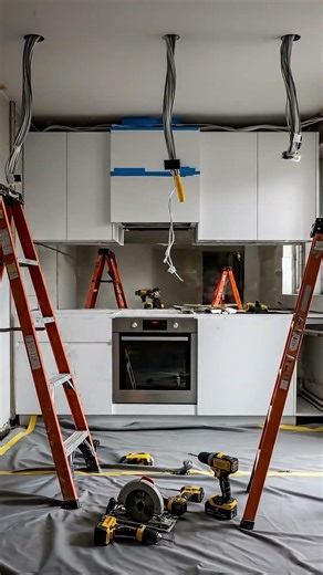 From Old to Ultra-Modern Kitchen 🔥