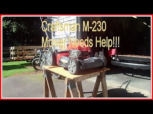 Making a Craftsman M230 mower like new again.