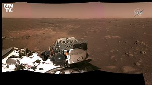 Les images historiques et le tout premier son enregistré sur Mars par le rover Perseverance | BFMTV