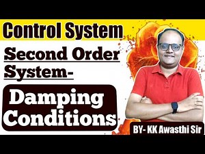 Damping Conditions I Second Order System I Undamped I Underdamped I Critically Damped I Overdamped