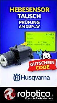 Husqvarna Automower 220AC Wartung – Hebesensor tauschen - mit Gutscheincode