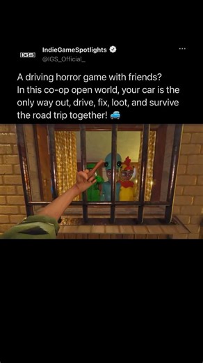 Co-op driving horror indie game