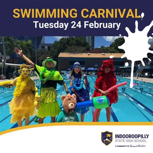Students are you ready to make a splash at our annual Swimming Carnival at the Valley Pool, on Tuesday 24 February. This is always a fantastic day with plenty of fun events, not just for competitive swimmers. It’s a great opportunity for students to get involved, meet new people, build friendships, and show strong House spirit. We’re looking forward to a positive, inclusive, and high-energy day for all students! Consent forms have been sent to parents/carers via QParents. 🤩💙🏊🏻 #indro #ishs #